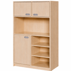Produktbild Korpus-Schrank, unten T&uuml;r und Regal, oben Doppelt&uuml;ren 0218 424 00