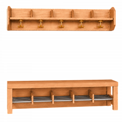 Produktbild Komplettgarderobe mit offener Ablagereihe 1171R200RF26