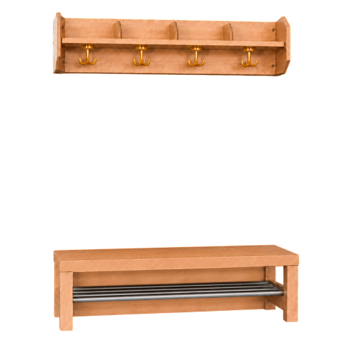 Produkt Bild Komplettgarderobe mit offener Ablagereihe 1171R100R26