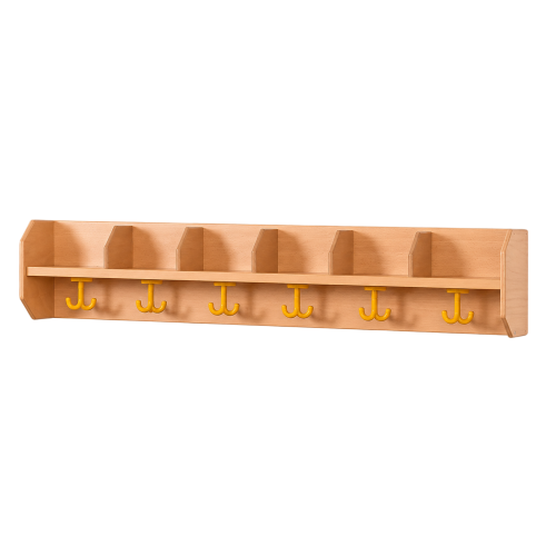 Produkt Bild Garderobenablage mit Fachtrennern und Haken 117 303 AD