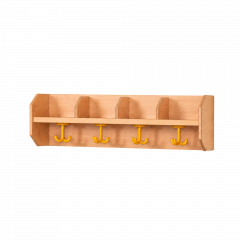 Produktbild Garderobenablage mit Fachtrennern und Haken 117 301 AD
