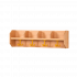 Produkt Bild Garderobenablage mit Fachtrennern und Haken 