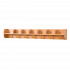 Produkt Bild Garderobenablage mit Fachtrennern und Haken 