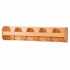 Produkt Bild Garderobenablage mit vorderer Bilderleiste, Fachtrennern und Haken 117 301AD BL