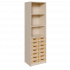 Produkt Bild Korpus-Regal mit flachen Materialk&auml;sten und offenen F&auml;chern 