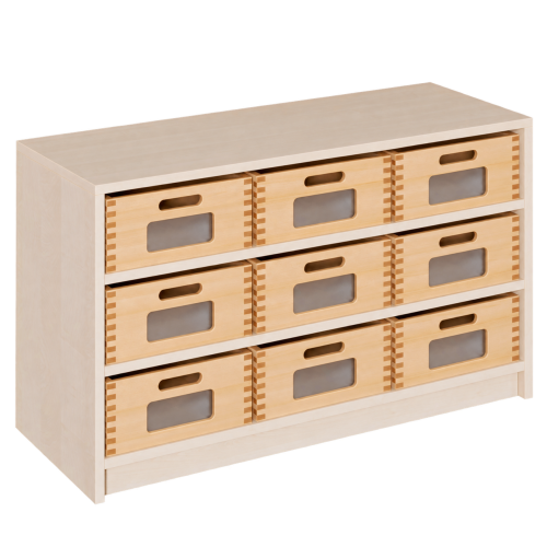 Produkt Bild Korpus-Regal mit breiten Materialk&auml;sten 0206 065 00