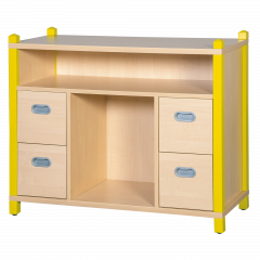 Produktbild Stollen-Schrank 4 Dekorsch&uuml;be, 2 F&auml;cher 0608 057 00
