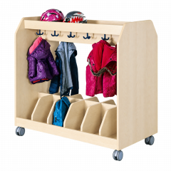 Produktbild Garderoben- und Taschenwagen mit Trennungen 117 609 00B